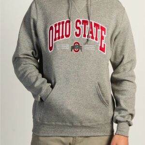 NCAA OHIO STATE PULLOVER HOODIE gray size xl